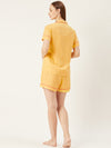 Shirt and Shorts Set in Yellow