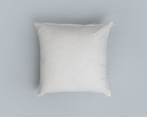 Solid White 100% cotton plain cushion cover for sofa-230455109