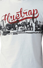 Huetrap White Mens Short Sleeve Graphic Printed Tshirt-HT15MKGRAOFW00087