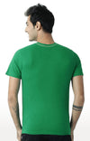 Huetrap Green Mens Short Sleeve Graphic Printed Tshirt-HT17MKGRAGRE00278