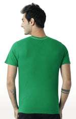 Huetrap Green Mens Short Sleeve Graphic Printed Tshirt-HT17MKGRAGRE00278