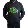 Men's Black Printed Hoodie - Stylish & Comfortable-Hoodies-KA-00101