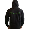 Men's Black Printed Hoodie - Stylish & Comfortable-Hoodies-KA-00101