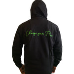 Men's Black Printed Hoodie - Stylish & Comfortable-Hoodies-KA-00101