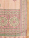 Pink Printed Cotton Blend Saree-VSAR1222a-Standard