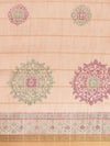 Pink Printed Cotton Blend Saree-VSAR1222a-Standard