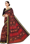 Black Printed Art Silk Saree-VSAR1330a-Standard