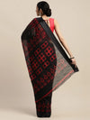 Red Printed Art Silk Saree-VSAR1541a-Standard