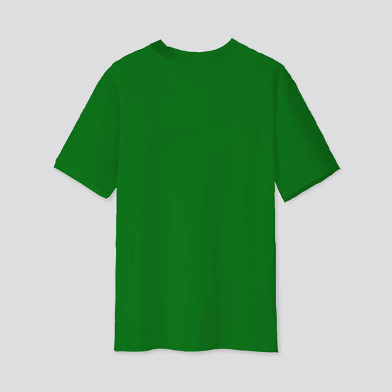 Green Round Neck 100% Cotton Customized T-Shirts - 180 GSM