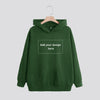 Green French Terry Hoodies with Pockets - 240 GSM