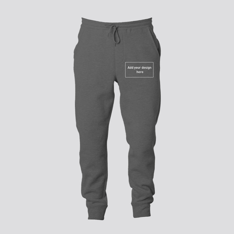100% Cotton Grey Joggers- 240 GSM, French terry