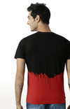 Huetrap Red Mens Short Sleeve Graphic Printed Tshirt-HT16MKGRARED00270