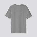 Grey Round Neck 100% Cotton Customized T-Shirts - 180 GSM