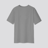 Grey Round Neck Poly T-Shirts - Polyester Fayette - 160 GSM