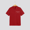 Red Polo Neck T-Shirts 100% Cotton Gigaplex - 220 GSM