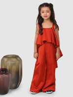 Jelly Jones Asymentric jumpsuit Coral Brown