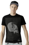 Huetrap Black Mens Short Sleeve Graphic Printed Tshirt-HT15MKGRABLK00058