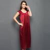 Satin Nightie In Maroon