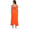 Aawari Rayon Front Open Gown For Girls and Women Orange-AM097-Orange