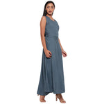 Aawari Rayon Plain Gown For Girls and Women Grey-AM086-Grey