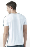 Huetrap White Mens Short Sleeve Graphic Printed Tshirt-HT17MKGRAWHT00666