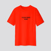 Red Round Neck 100% Cotton Customized T-Shirts - 180 GSM