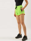 Women Green Lounge Essential Fit Shorts