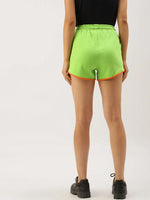 Women Green Lounge Essential Fit Shorts