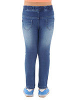 Naughty Ninos Girls Happy Denim Washed Jeggings