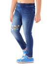 Naughty Ninos Girls Happy Denim Washed Jeggings