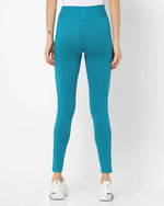 Adorna Women's Stretchable Leggings - Teal Green