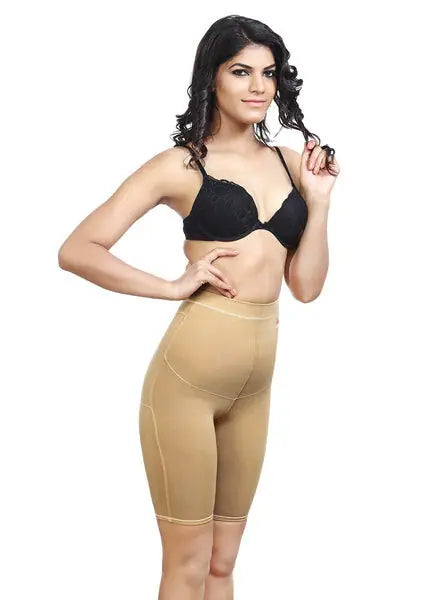 Adorna Hip To Thigh Shaper - Beige