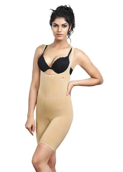 Adorna Bracer Body Suit - Beige