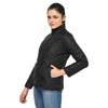 Women Solid Black Jacket