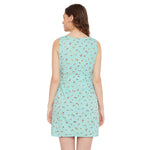 Adults-Women Sea Green Shift Dress