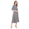 Adults-Women Grey A-Line Dress