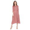 Adults-Women Dusty Pink A-Line Dress