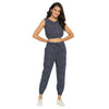 Women Printed Standard Navy Blue Jumpsuits & Sets