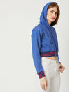 Sweatshirt Blue Colour Hooded