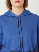 Sweatshirt Blue Colour Hooded