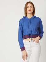 Sweatshirt Blue Colour Hooded