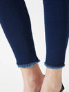 Cotton Flower Child Denim Jeans Navy Blue