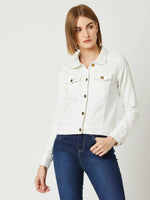 Women Solid Standard Jacket