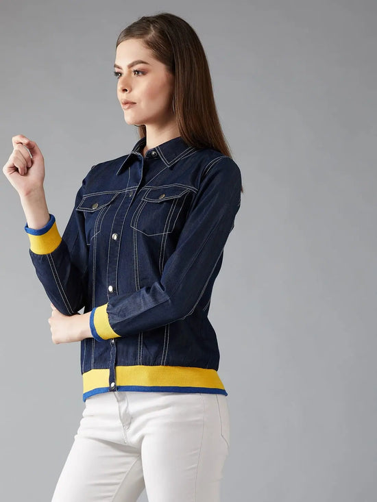 Women Solid Standard Jacket