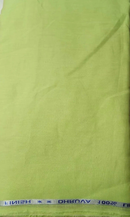 25's 100% Fine Linen Fabric - Green