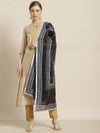 Juniper Black Georgette Printed Dupatta