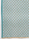 Juniper Green Net Polka Print Dupatta