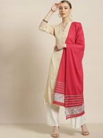 Juniper Fuschia Shantoon Bandhani Dupatta