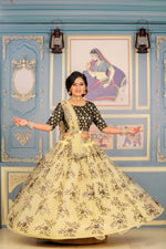 Assorted Premium Quality Peanut Black Lehenga