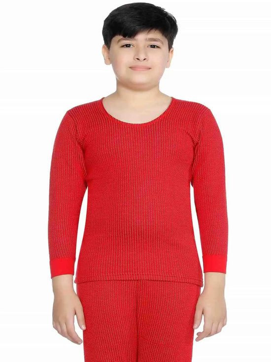 Bodycare Unisex Sets Round Neck Full Sleeves Pack Of 1-Red